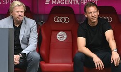 Oliver Kahn (l.) und Julian Nagelsmann (r.)