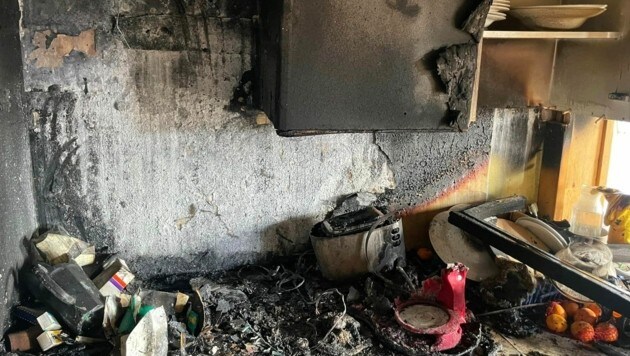 Ein defektes Küchengerät löste Brand aus. (Bild: FF St. Michael am Zollfeld)