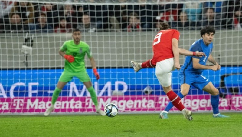 Marcel Sabitzer traf zum 1:0. (Bild: APA/EXPA/REINHARD EISENBAUER)