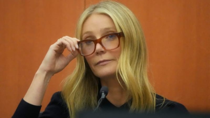 Gwyneth Paltrow am 24. März 2023 im Zeugenstand (Bild: APA/Rick Bowmer-Pool/Getty Images/AFP)