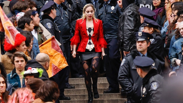 Lady Gaga als Harley Queen in New York (Bild: APA/Photo by KENA BETANCUR/AFP)