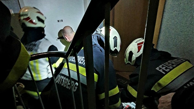 Feuerwehreinsatz in Voitsberg (Bild: FF Voitsberg)