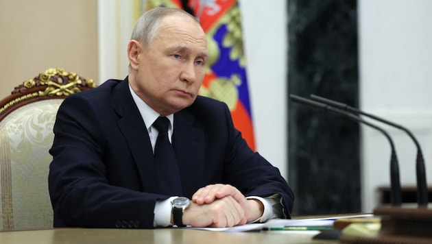 Russland: Der amtierende Staatschef Wladimir Putin hat seine Kandidatur noch nicht offiziell erklärt. (Bild: APA/Photo by Gavriil GRIGOROV/SPUTNIK/AFP)