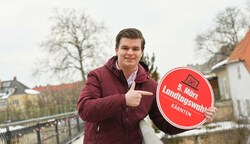 Im Landtagswahlkampf kandidierte der 18-jährige Lukas Latschen auf Platz 6. (Bild: EVELYN HRONEK)
