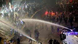 In Tel Aviv gab es Zusammenstöße zwischen Polizei und Demonstranten. (Bild: AFP or licensors)
