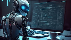Chatbots werden laut Europol künftig nicht nur genutzt, um die Menschheit zu verbessern - sondern auch, um sie zu betrügen. (Bild: AI Farm - stock.adobe.com)