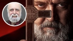 Russell Crowe geht in „The Pope‘s Exorcist“ auf Dämonenjagd. Auch in Österreich werden Exorzismen durchgeführt, etwa von Johannes König. (Bild: Sony Pictures, SJ/Ender, Krone KREATIV)