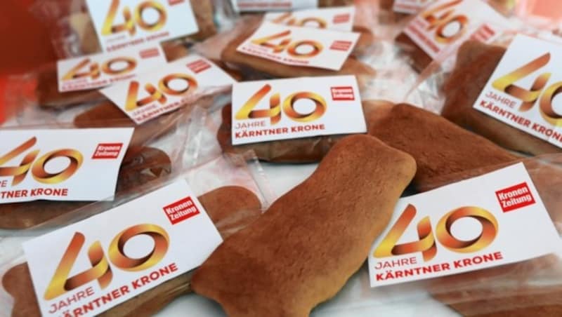 Anlässlich des Jubiläums der „Kärntner Krone“ gibt es Lebkuchen aus der Stöckl Lebzelterei. (Bild: Rojsek-Wiedergut Uta)