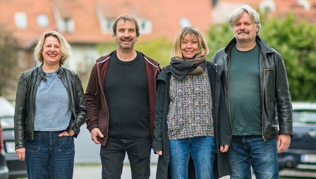 Das Leading Team des TiB: Monika Klengel, Helmut Köpping, Johanna Hierzegger und Ed. Hauswirth (v. li.) (Bild: Johannes Gellner)
