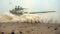Archivbild aus 2009: ein generalüberholter T-55 im Einsatz im Irak (Bild: AFP)