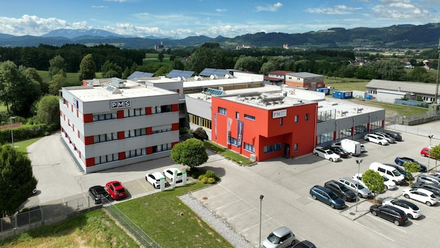 Firma PMS Elektro- und Automationstechnik in St. Stefan - mittlerweile sind 500 Mitarbeiter in ganz Österreich tätig. (Bild: PMS/Pachoinig)
