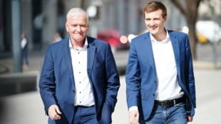 Franz Schnabl perdió el cargo de diputado provincial por el FPÖ.  Como resultado, Hergovich (derecha) ahora tiene menos empleados.  (Imagen: EVA MANHART)
