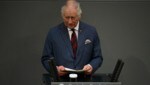 König Charles bei seiner Rede im Deutschen Bundestag (Bild: APA/Photo by Tobias SCHWARZ/AFP)