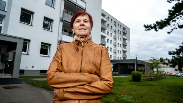Betroffene Mieterin: Eva Czap bewohnt eine der rund 1200 Gemeindewohnungen in der Landeshauptstadt. (Bild: Imre Antal)