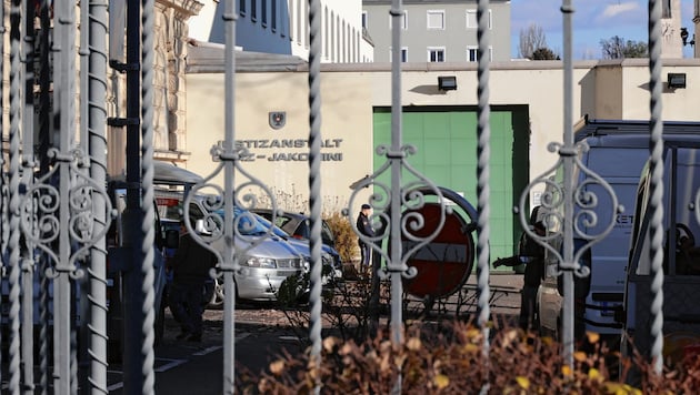 The Graz-Jakomini prison, where pre-trial detention was imposed (Bild: Jauschowetz Christian)