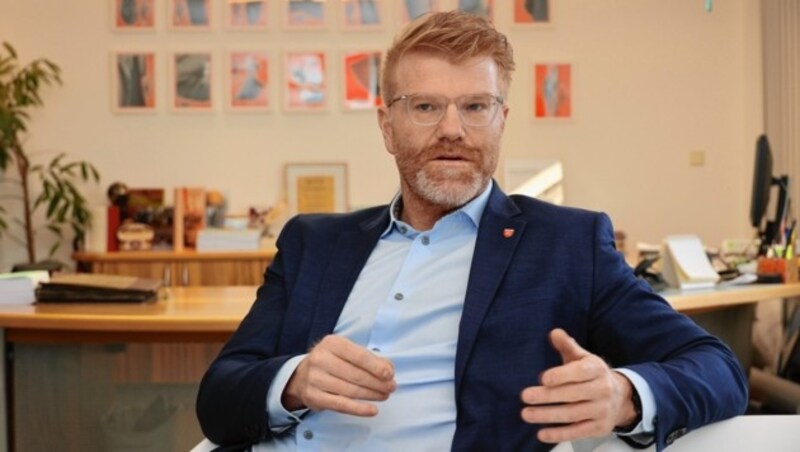 Der Knittelfelder Bürgermeister Harald Bergmann (SPÖ) (Bild: Christian Jauschowetz)