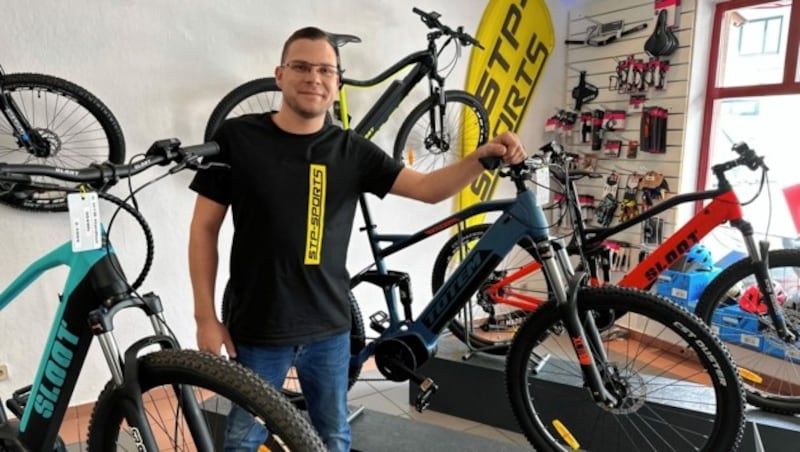 Stefan Pichler von STP-Sports aus Spittal wird seine E-Bikes präsentieren (Bild: Wallner Hannes)