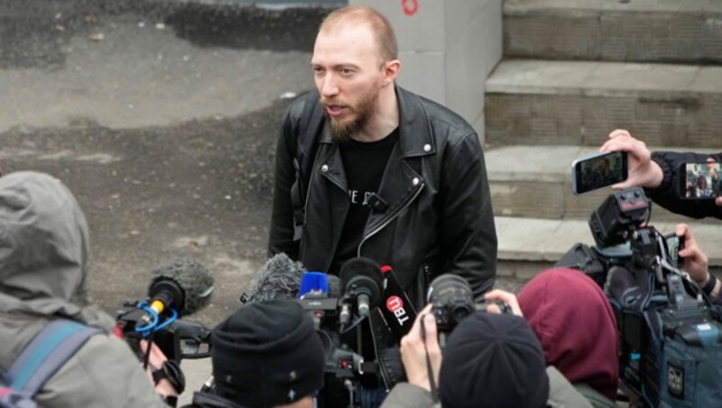 Daniil Berman, der Anwalt des verhafteten US-Journalisten (Bild: ASSOCIATED PRESS)