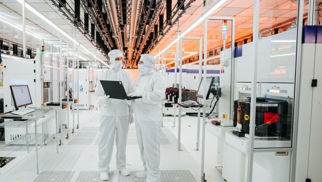 Infineon Austria beschäftigt 5461 Mitarbeiter - der Großteil davon arbeitet am Produktionsstandort in Villach. (Bild: Infineon)