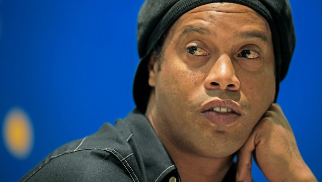 Fußball-Legende Ronaldinho (Bild: APA/AFP/CARL DE SOUZA)