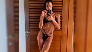 Irina Shayk zeigt sich in einem sexy Zweiteiler auf Instagram. (Bild: instagram.com/irinashayk)
