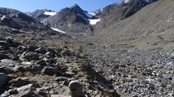 Der Diemferner in den Ötztaler Alpen - hier ein Bild aus dem Jahr 2022 - verlor 84,3 Meter. (Bild: ÖAV Gletschermessdienst / M. Strudl)