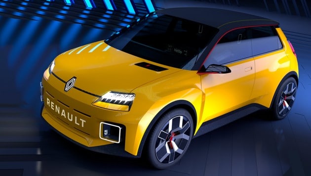 Die Studie des Renault 5. Das Serienmodell kommt Anfang 2024. (Bild: Renault)