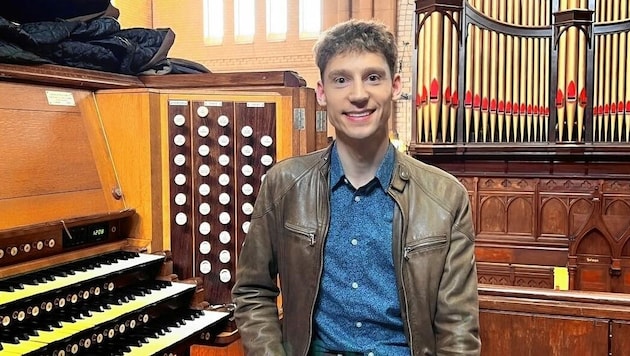 Der obersteirische Organist Lukas Hasler (Bild: Hasler/zVg)
