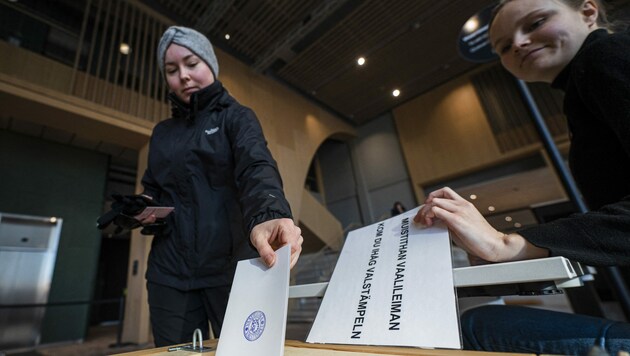 Parlamentswahl in Finnland (Bild: AFP)