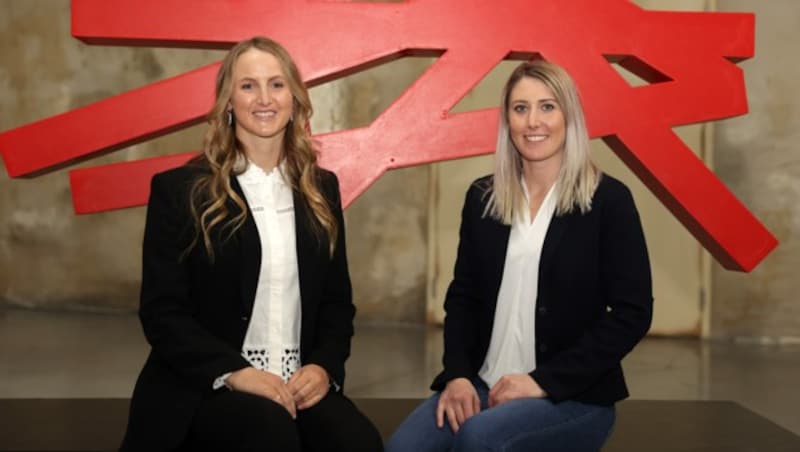 Nina Ortlieb und Cornelia Hütter (Bild: GEPA pictures)