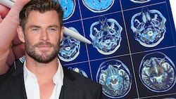 Chris Hemsworth („Thor“) hat die genetische Veranlagung für Alzheimer. (Bild: Getty Images via AFP Krone KREATIV,)