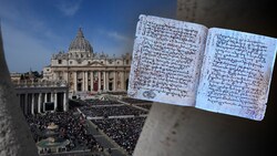 Im Vatikan, dem Mittelpunkt der katholischen Kirche, entdeckte ÖAW-Forscher Grigory Kessel in einer Bibliothek die Fragmente der 1750 Jahre alten Bibelübersetzung. (Bild: AP, Vatican Library, Krone KREATIV)