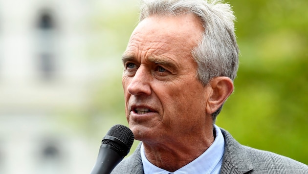 Robert F. Kennedy Jr. ran for the US presidential candidacy. (Bild: AP)