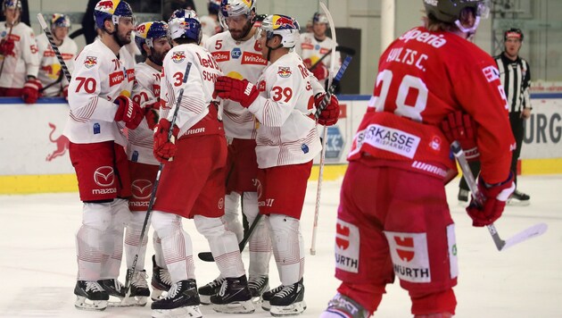 The Bulls got the train rolling in the play-offs. (Bild: Andreas Tröster)