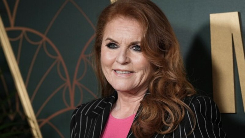 Sarah Ferguson kann nach ihrer Brustkrebs-OP schon wieder lachen. (Bild: Scott Garfitt/Invision/AP)