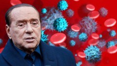 Italiens Ex-Präsident litt an Leukämie, einer Form von Blutkrebs. (Bild: AP, stock.adoibe.com, Krone KREATIV)