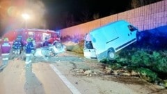 Drei Feuerwehren standen bei dem Unfall auf der Südautobahn im Einsatz. (Bild: Feuerwehr Wernberg)