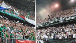 Rapid Wien und Sturm Graz bringen im Kampf um den Pokal Fanmassen mit. (Bild: Sepp Pail, GEPA)
