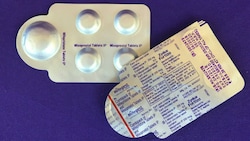 Ein Kombipack von Mifepriston und Misoprostol - die beiden Arzneien werden gemeinsam für einen Schwangerschaftsabbruch eingesetzt. (Bild: AFP)