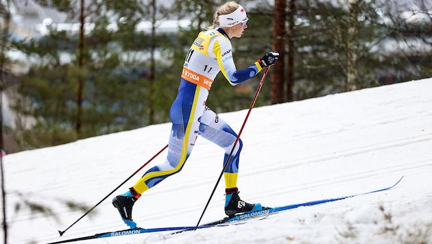 Maja Dahlqvist ist richtig sauer. (Bild: GEPA pictures)