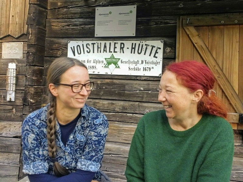 Die Wirtinnen der Voisthalerhütte können nicht über Personalmangel klagen (Bild: Nationalpark Gesäuse)