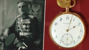 Die Taschenuhr von König Alexander wurde 1909 bei Georg Gösser in Zürich angefertigt und einst von der jugoslawischen Königsfamilie Karadordevic gekauft. Heute befindet sie sich in Kärnten. (Bild: Krone/Museum Jugoslawiens)