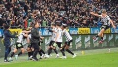 Nach dem Sieg im Cup-Halbfinale will Sturm Sonntag gegen den LASK wieder jubeln (Bild: Sepp Pail)