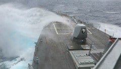 Die USS Milius ist ein Zerstörer der United States Navy und gehört der Arleigh-Burke-Klasse an. (Bild: Associated Press)