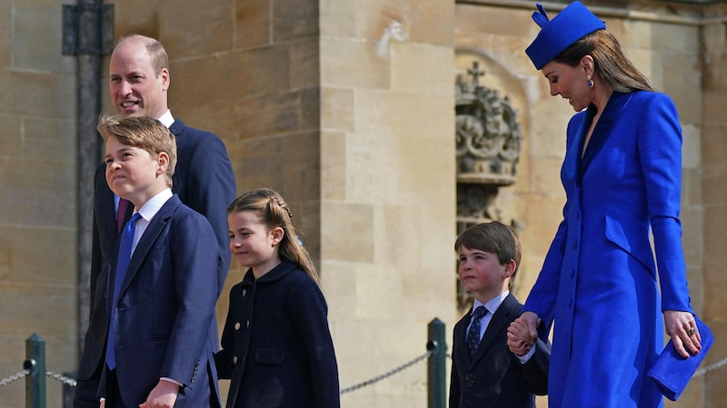 Im königlichen Haushalt von Kate und William ist „Schreien absolut verboten“. (Bild: APA / Photo by Yui Mok / POOL / AFP)