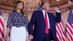 Sie ist wieder da: Melania Trump war wochenlang verschwunden. (Bild: Andrew Harnik / AP / picturedesk.com)