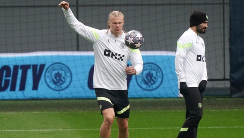 Erling Haaland trifft in der Champions League auf den FC Bayern. (Bild: AP)