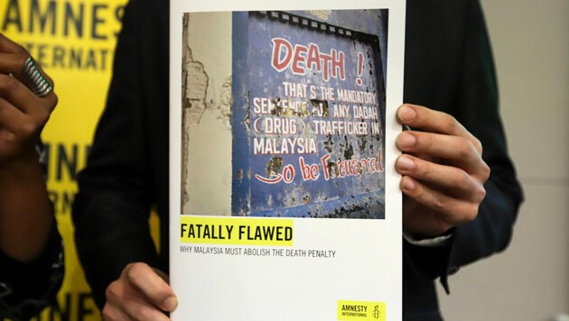 Amnesty International zeigte sich prinzipiell erfreut, forderte aber die komplette Abschaffung der Todesstrafe. (Bild: AFP)