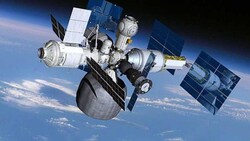Künstlerische Illustration: So etwa könnte die geplante russische Raumstation aussehen. (Bild: Roscosmos)