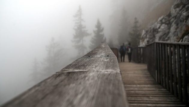 Bis 26. April ist der Rundwanderweg am Gaisberg gesperrt. (Bild: Andreas Tröster)